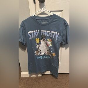 Stay Frosty Frosty the Snowman Graphic Tee - Blue